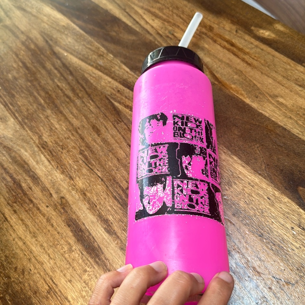 The right stuff? 1989 New Kids on the Block waterbottle !